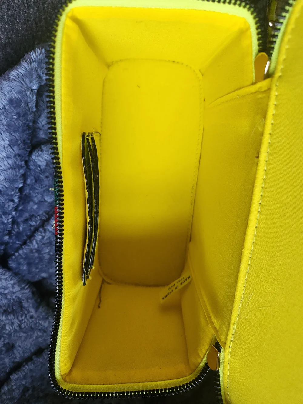 Ostrich Croc Queen Bee Stripe Boxy Crossbody Bag Satchel Neon Green Y2K